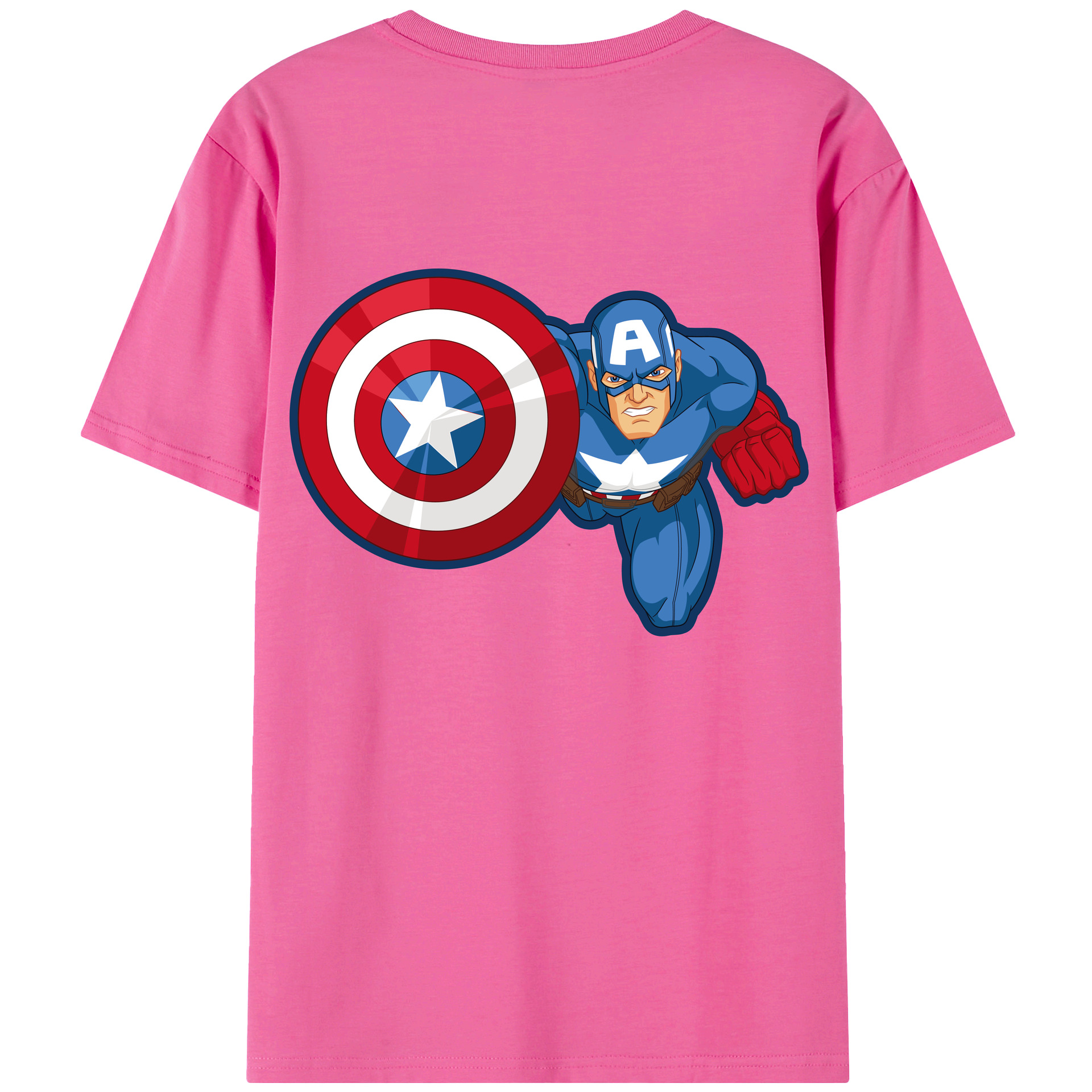 （画像用） アベンジャーズ The Avengers レディース半袖Tシャツ(バックプリント)